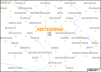 map of Monte Grande