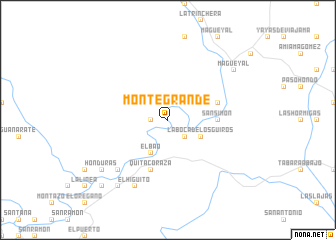 map of Monte Grande