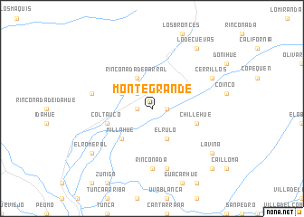 map of Monte Grande