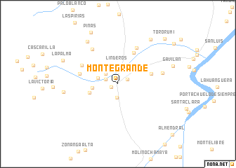 map of Monte Grande