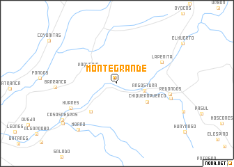map of Monte Grande