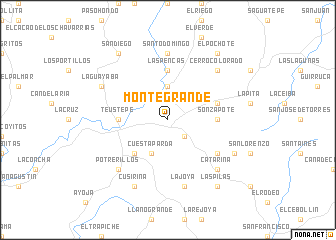 map of Monte Grande