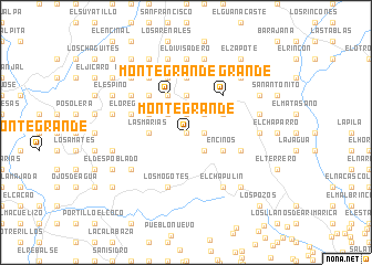 map of Monte Grande