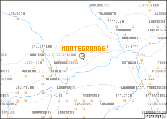 map of Monte Grande