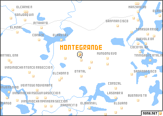 map of Monte Grande