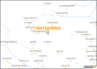 map of Monte Grande