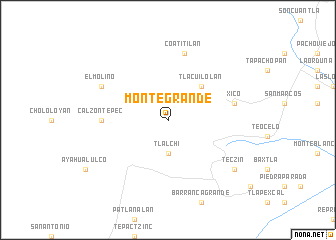 map of Monte Grande