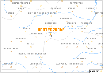 map of Monte Grande