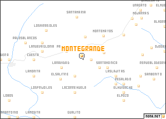 map of Monte Grande