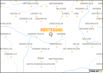 map of Monteguidi