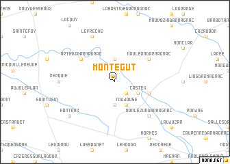 map of Montégut