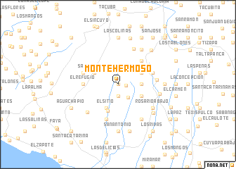 map of Monte Hermoso