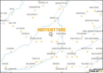 map of Monte Iottone