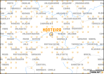 map of Monteira