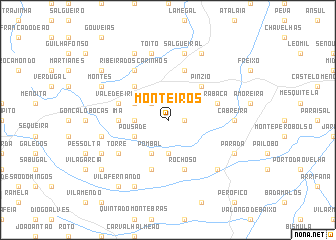 map of Monteiros