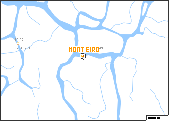 map of Monteiro