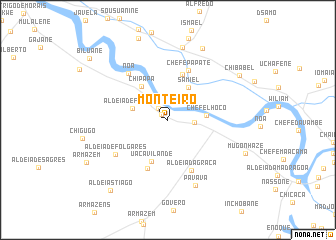 map of Monteiro