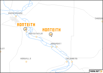 map of Monteith