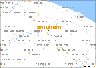 map of Montelabbate