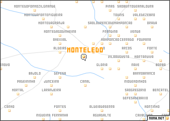 map of Monte Ledo