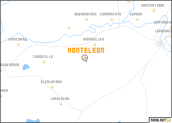 map of Monte León