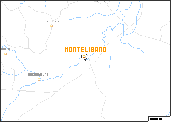 map of Montelíbano