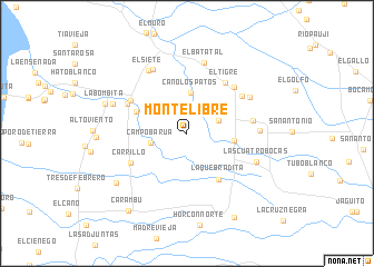 map of Monte Libre