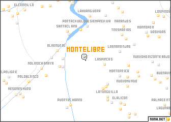 map of Monte Libre