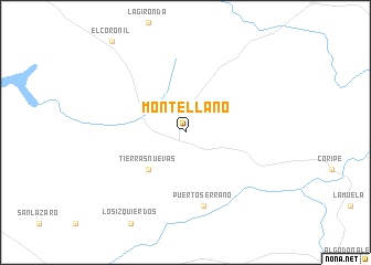 map of Montellano