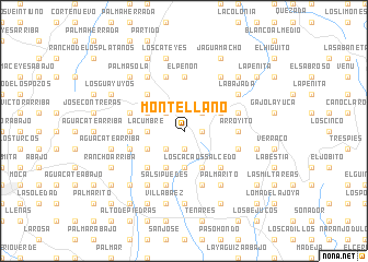 map of Monte Llano