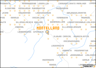 map of Monte Llano