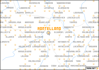 map of Monte Llano