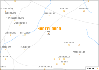map of Monte Longo