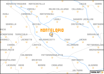 map of Monte Lopio