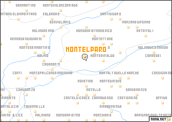 map of Montelparo