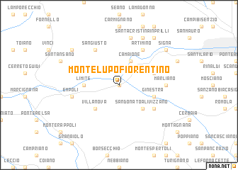 map of Montelupo Fiorentino