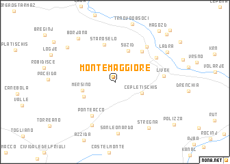 map of Montemaggiore