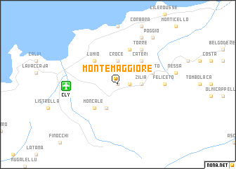 map of Montemaggiore