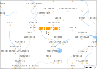 map of Montemaggio