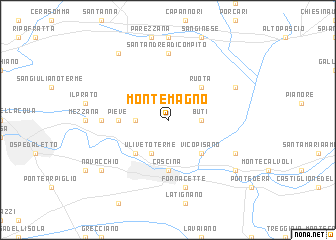 map of Montemagno