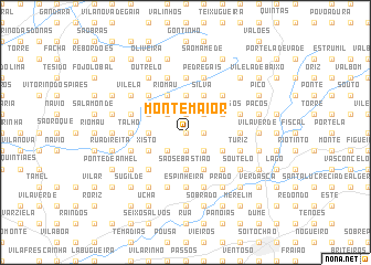 map of Monte Maior