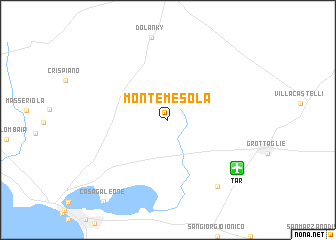 map of Montemesola