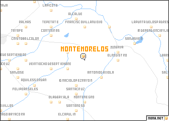 map of Monte Morelos