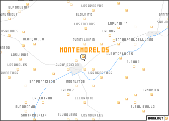 map of Montemorelos