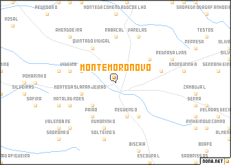 map of Montemor-o-Novo