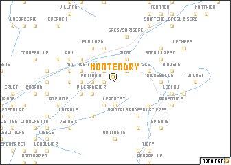 map of Montendry