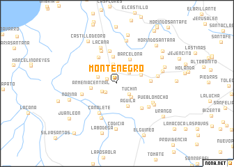 map of Montenegro