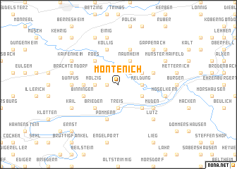 map of Möntenich