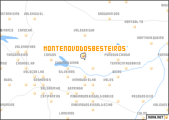 map of Monte Novo dos Besteiros