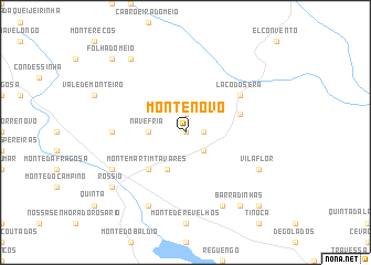 map of Monte Novo